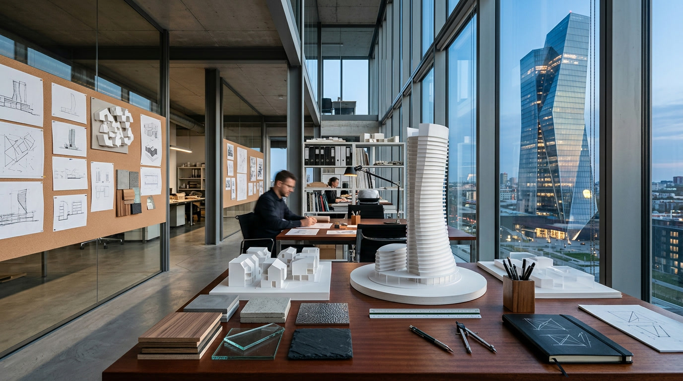 Benedikt Stonawski Studio: Eksplorasi Arsitektur, Ruang dan Desain Visual